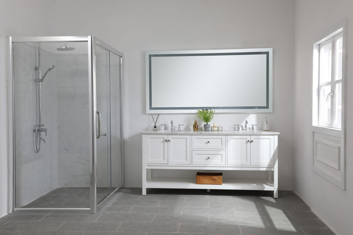 Frameless LED Rectangle Mirror by Elegant - view 30