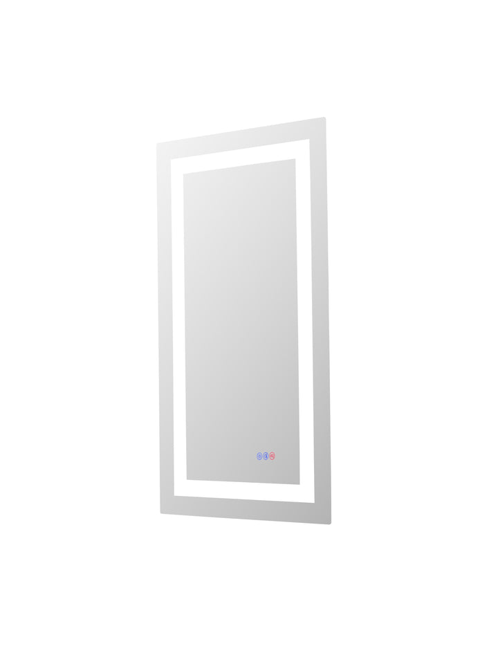 Frameless LED Rectangle Mirror III by Elegant - view 12