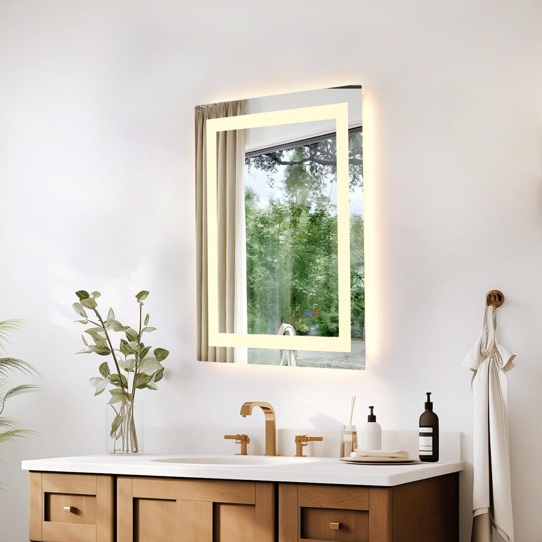 Frameless LED Rectangle Mirror III by Elegant - view 33