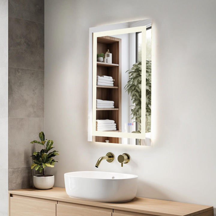 Frameless LED Rectangle Mirror III by Elegant - view 40