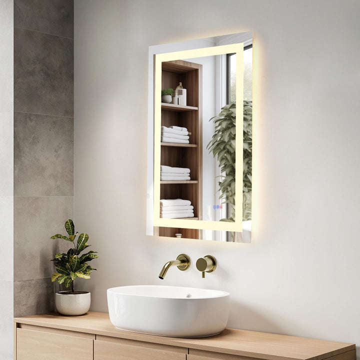 Frameless LED Rectangle Mirror III by Elegant - view 41