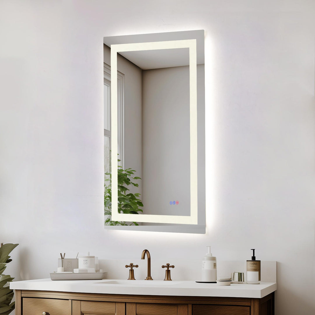 Frameless LED Rectangle Mirror III by Elegant - view 46