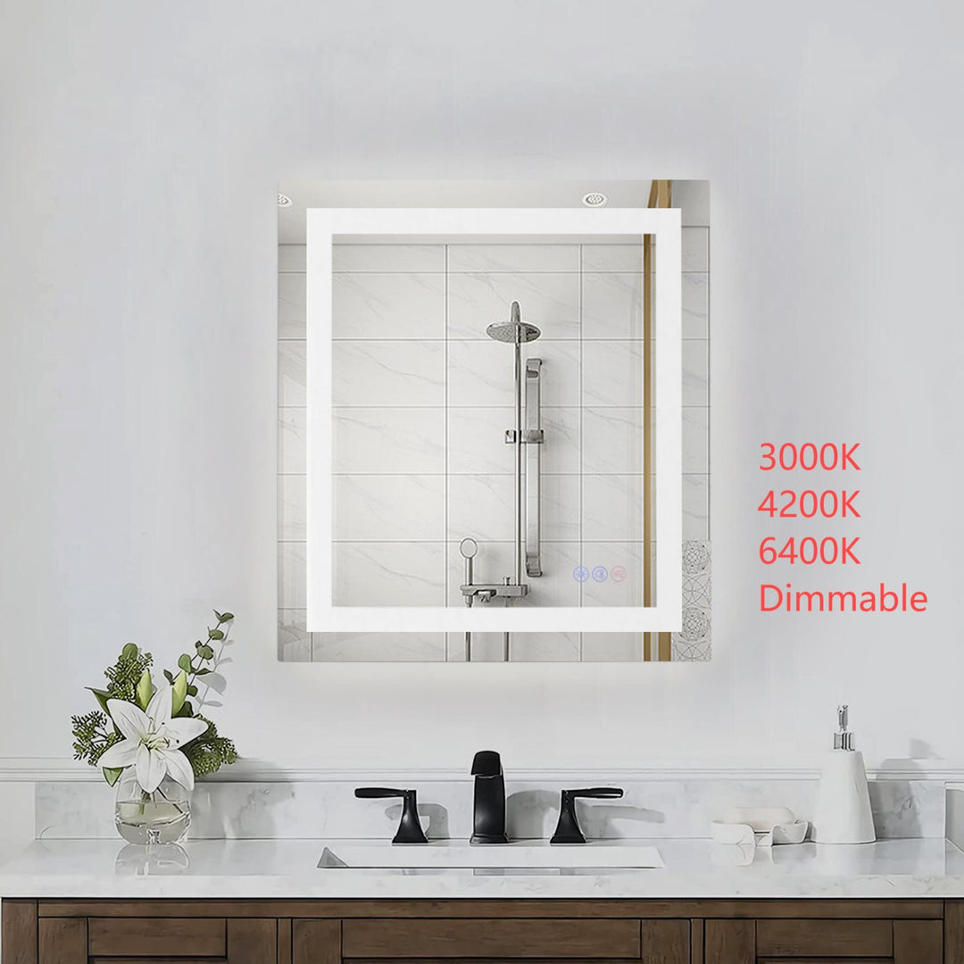 Frameless LED Rectangle Mirror III by Elegant - view 50