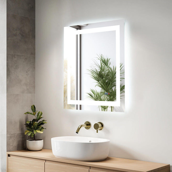 Frameless LED Rectangle Mirror III by Elegant - view 51