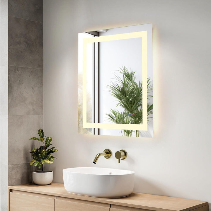 Frameless LED Rectangle Mirror III by Elegant - view 53
