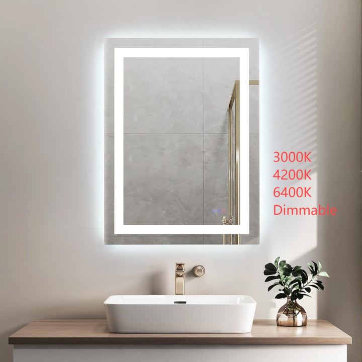 Frameless LED Rectangle Mirror III by Elegant - view 56