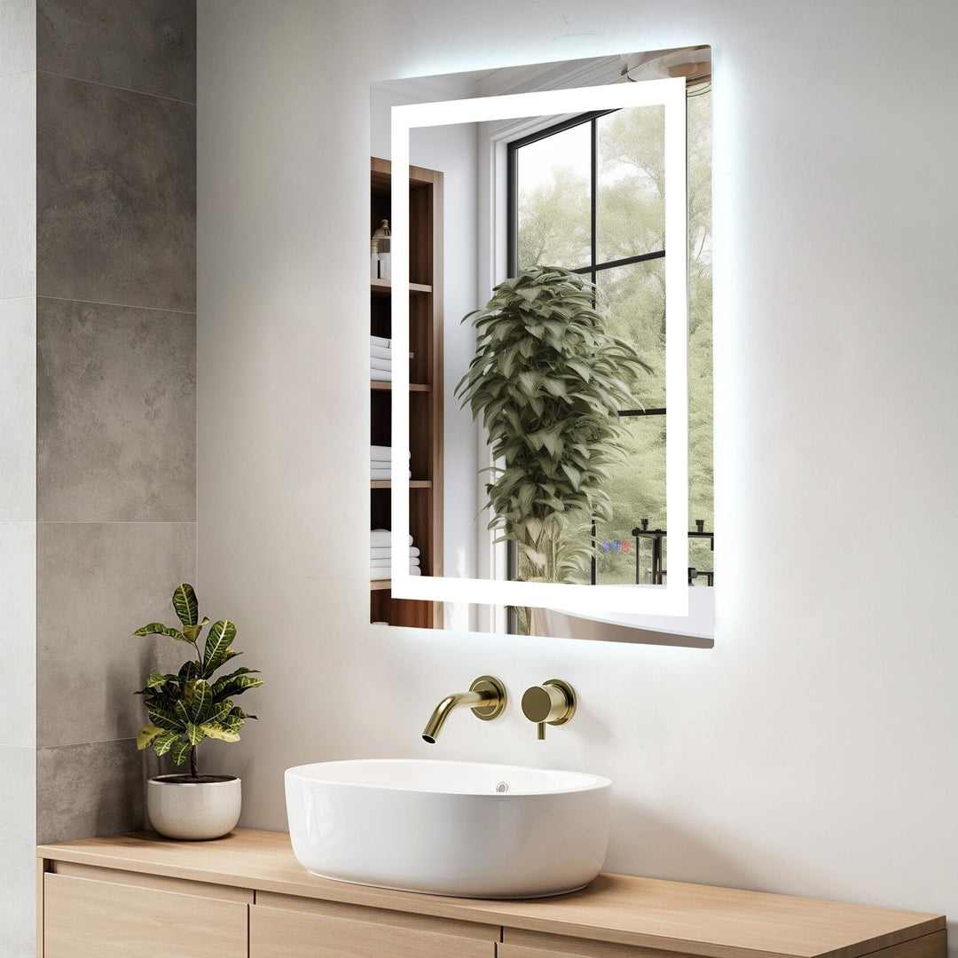 Frameless LED Rectangle Mirror III by Elegant - view 57