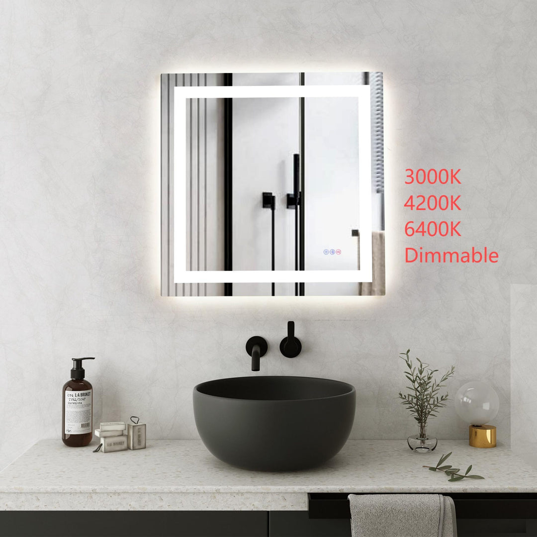 Frameless LED Rectangle Mirror III by Elegant - view 68