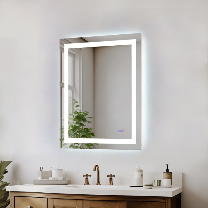 Frameless LED Rectangle Mirror III by Elegant - view 75