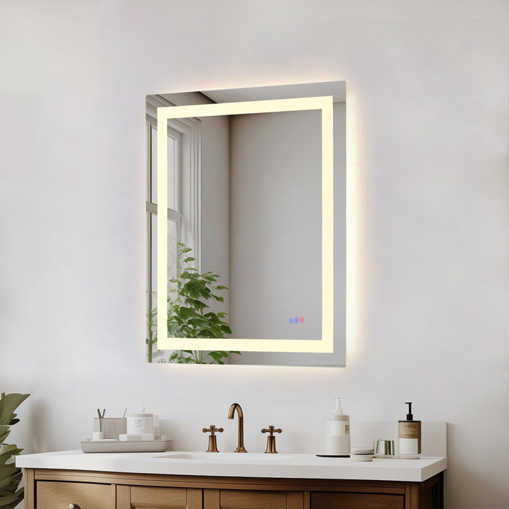 Frameless LED Rectangle Mirror III by Elegant - view 77