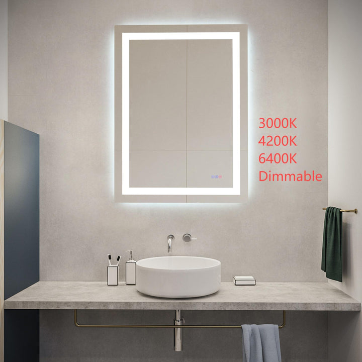 Frameless LED Rectangle Mirror III by Elegant - view 80