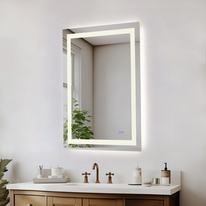 Frameless LED Rectangle Mirror III by Elegant - view 82