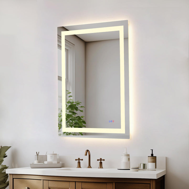 Frameless LED Rectangle Mirror III by Elegant - view 83