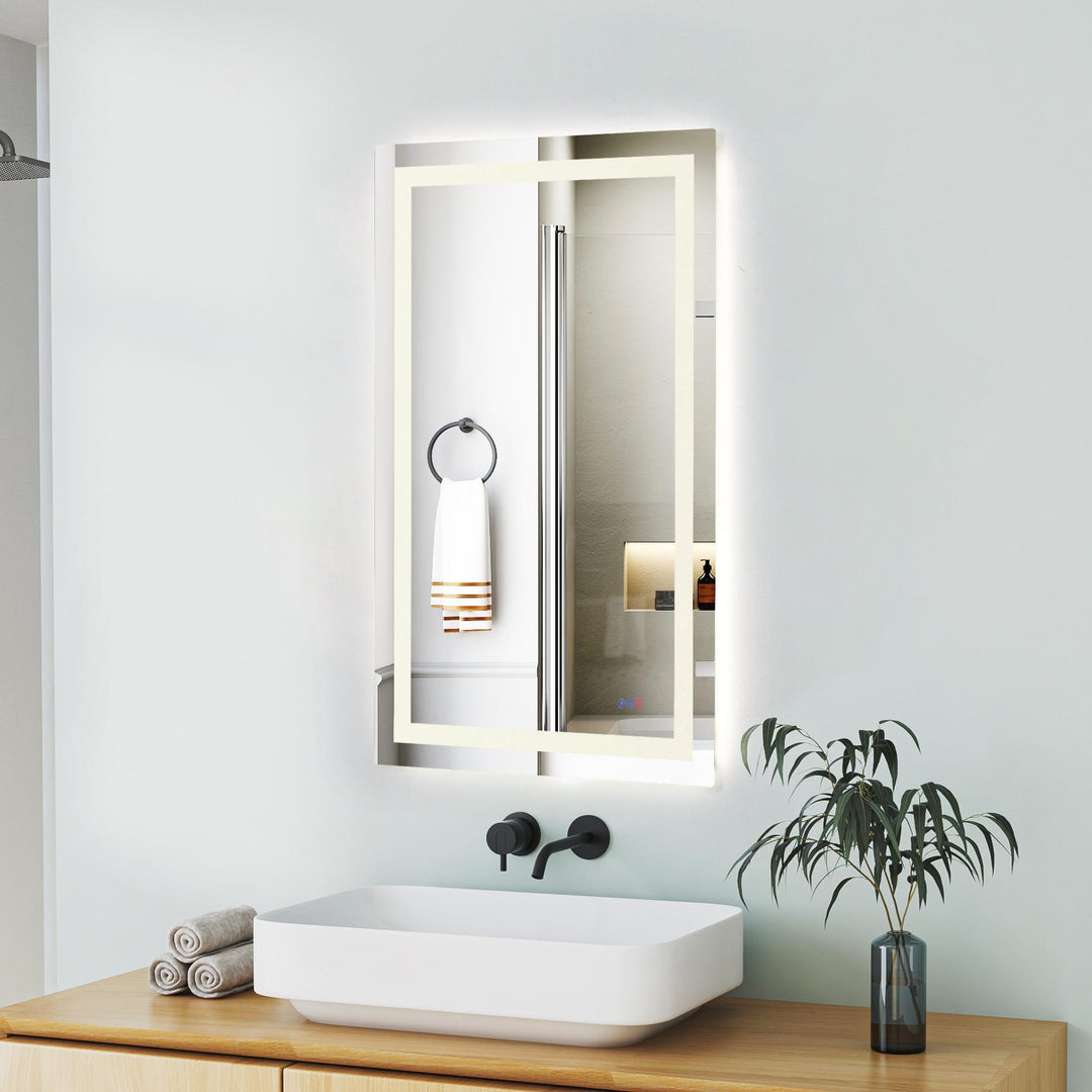 Frameless LED Rectangle Mirror III by Elegant - view 88