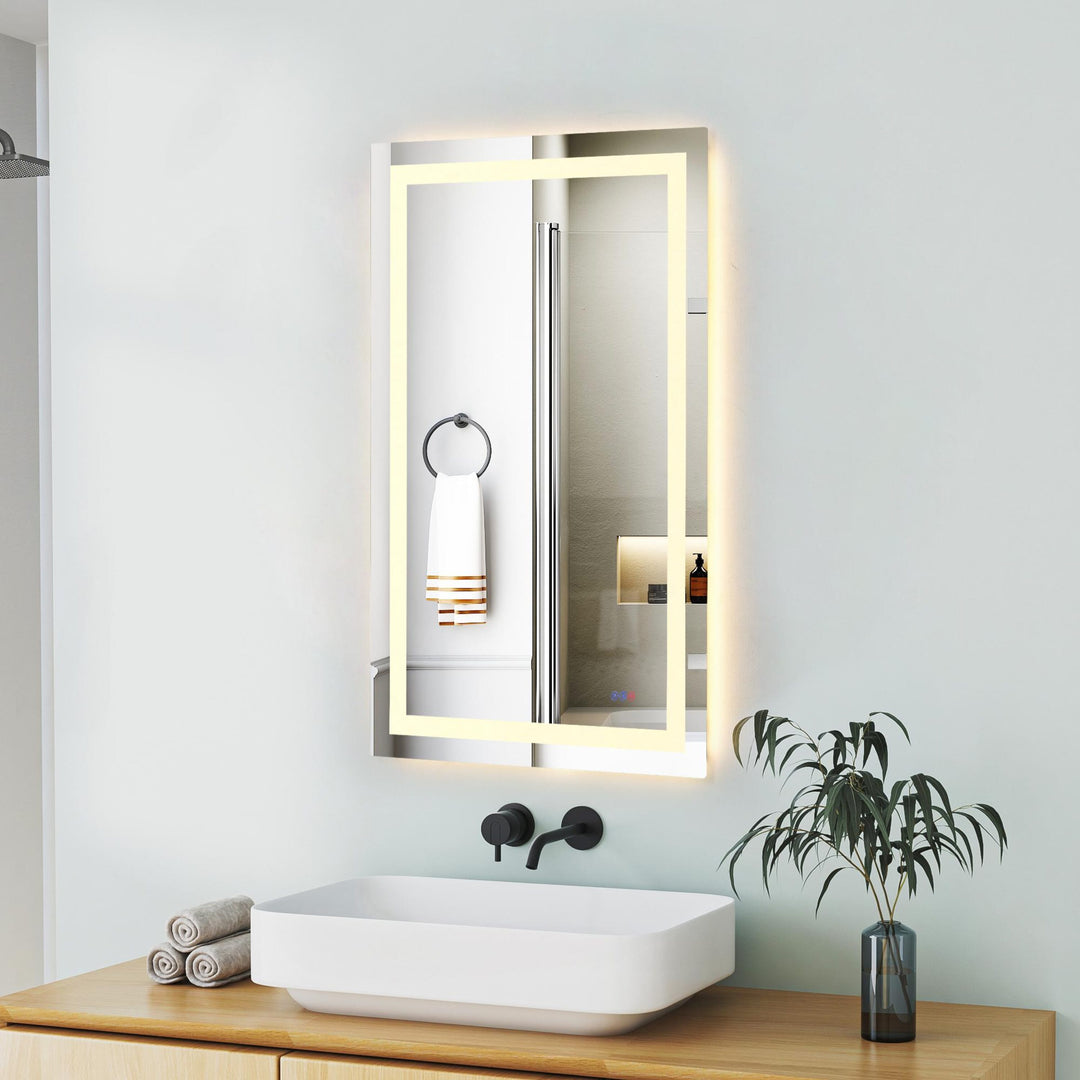 Frameless LED Rectangle Mirror III by Elegant - view 89