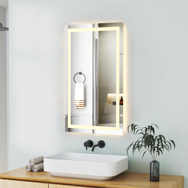 Frameless LED Rectangle Mirror III by Elegant - view 89