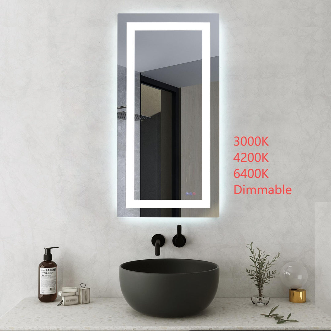 Frameless LED Rectangle Mirror III by Elegant - view 92