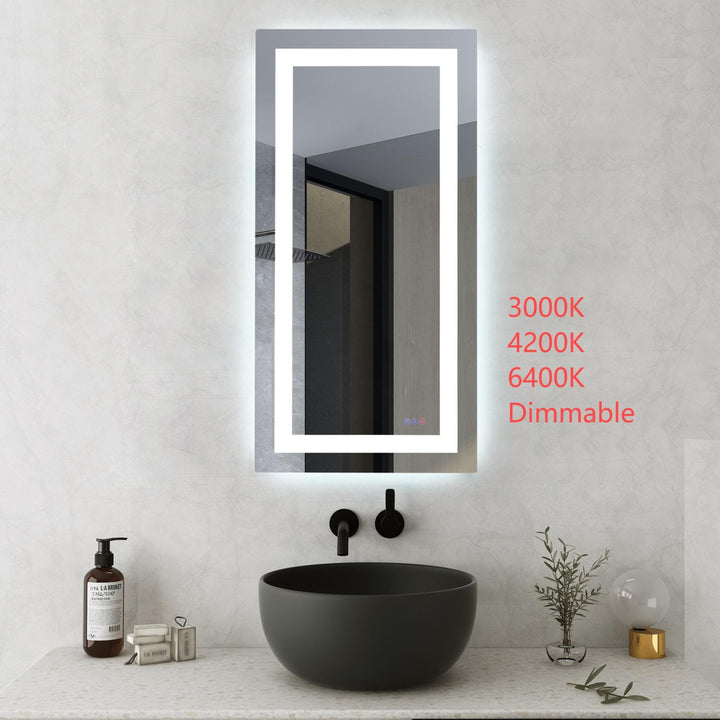 Frameless LED Rectangle Mirror III by Elegant - view 92