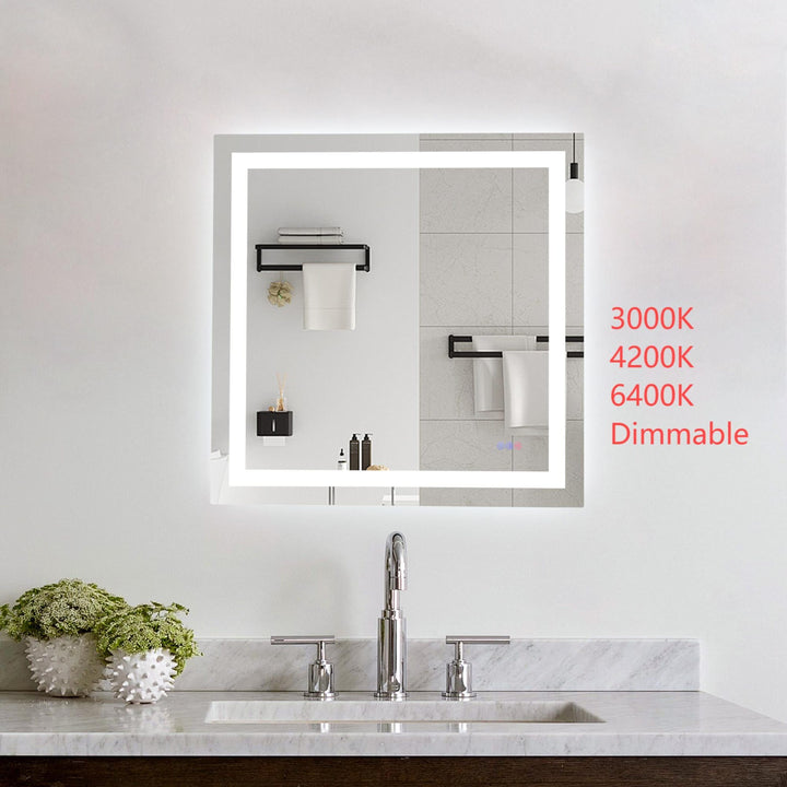 Frameless LED Rectangle Mirror III by Elegant - view 98
