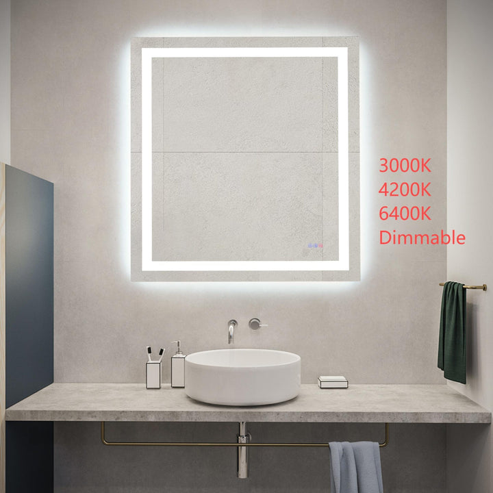 Frameless LED Rectangle Mirror III by Elegant - view 104