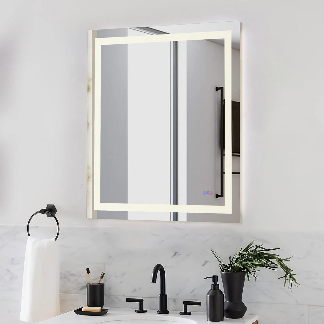 Frameless LED Rectangle Mirror III by Elegant - view 106