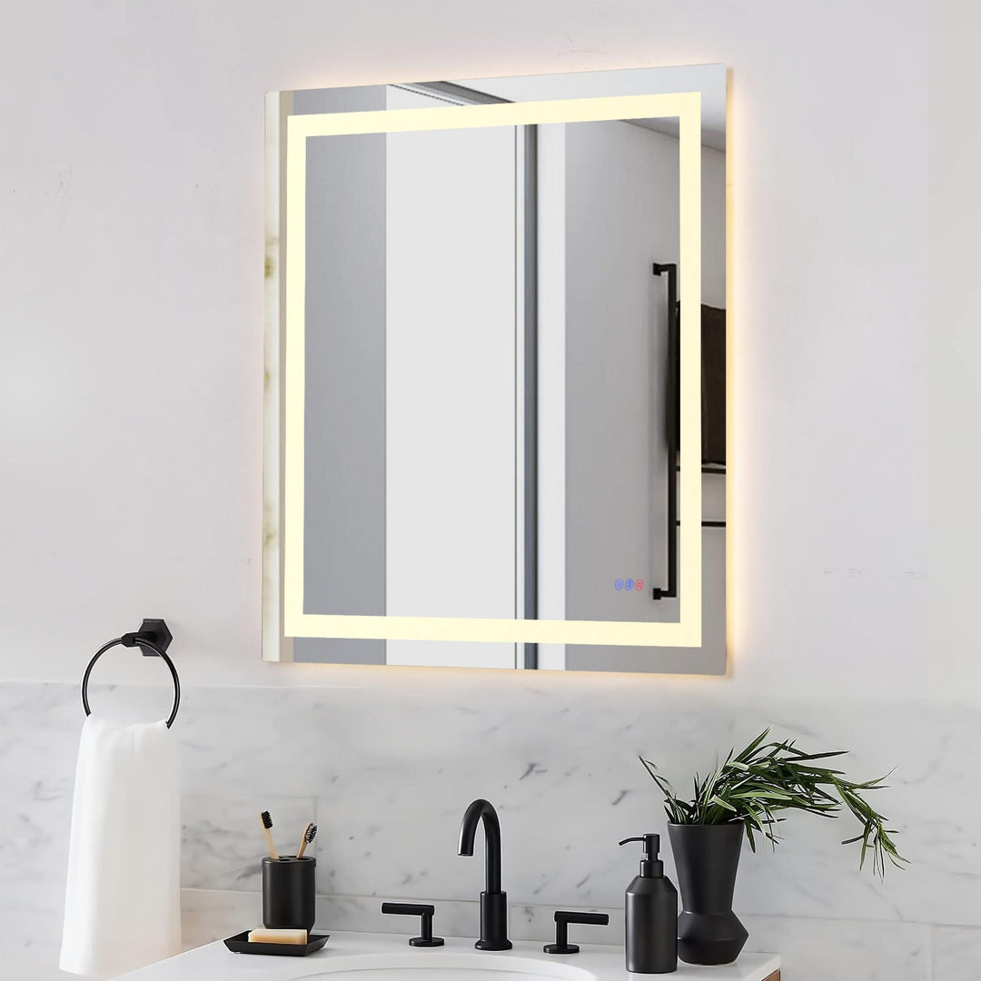 Frameless LED Rectangle Mirror III by Elegant - view 107