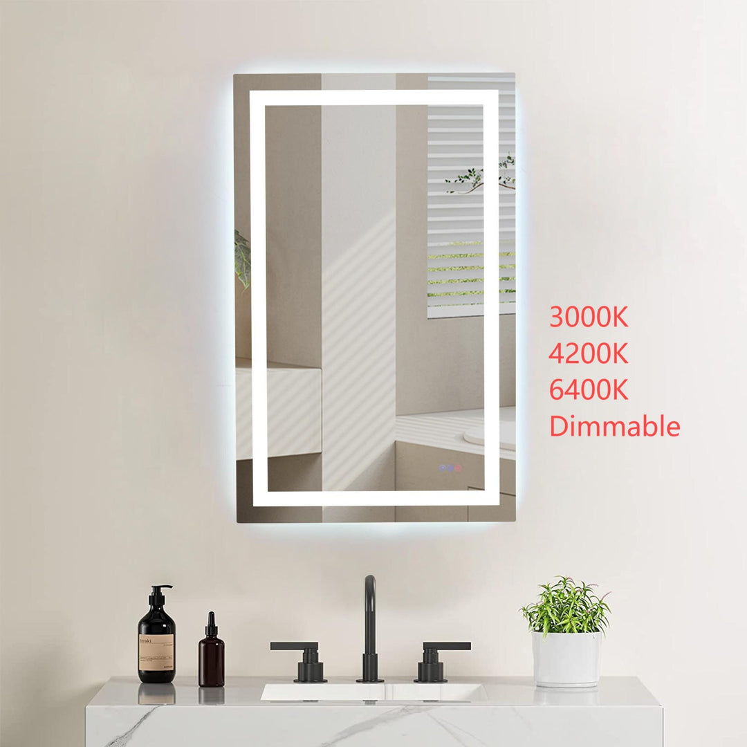 Frameless LED Rectangle Mirror III by Elegant - view 110
