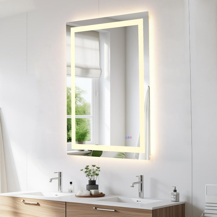 Frameless LED Rectangle Mirror III by Elegant - view 113