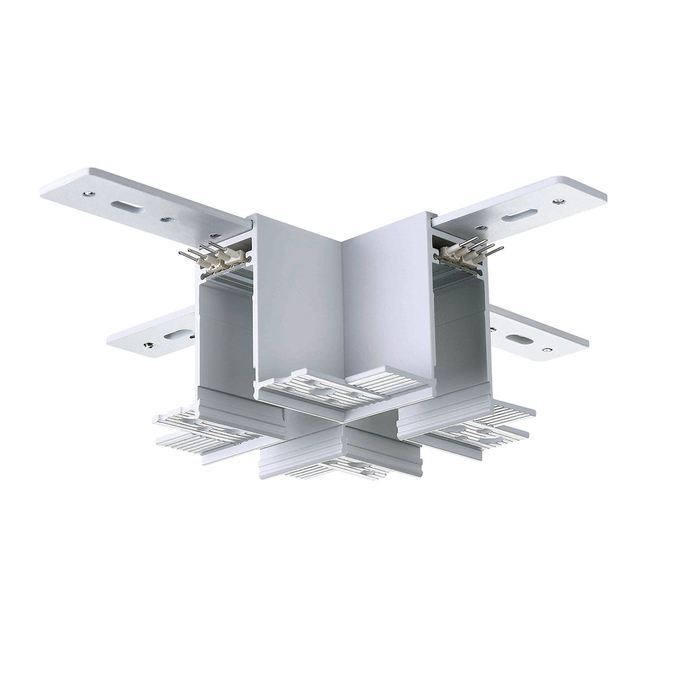 MAGNA Magnetic Track Recessed Cross Corner