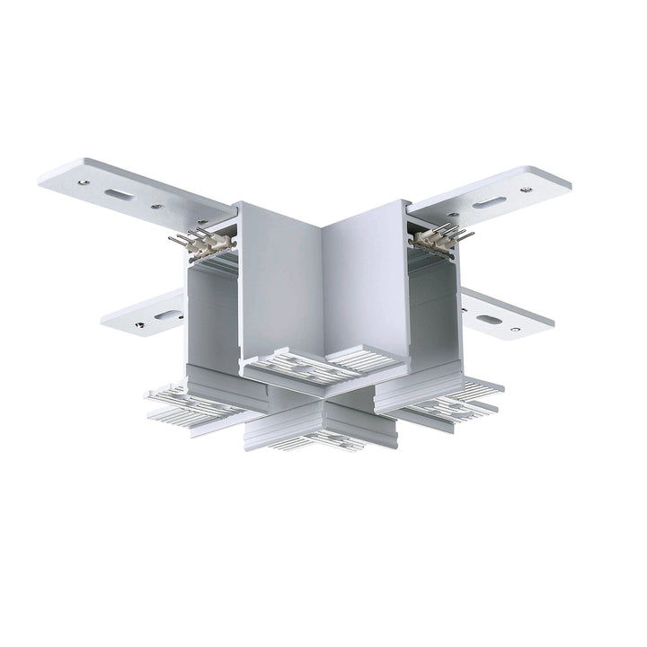 MAGNA Magnetic Track Recessed Cross Corner