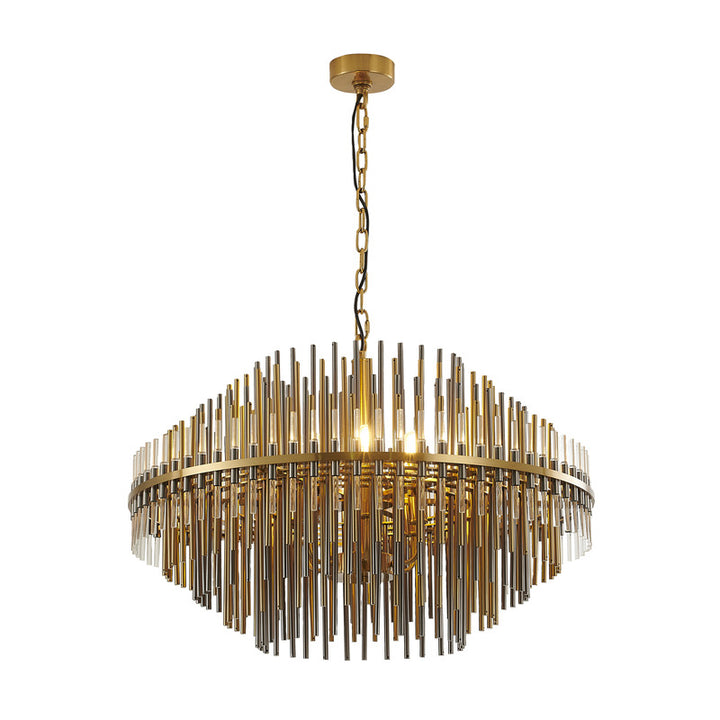 Glass Chandelier (MSF05) in Gold by Bethel