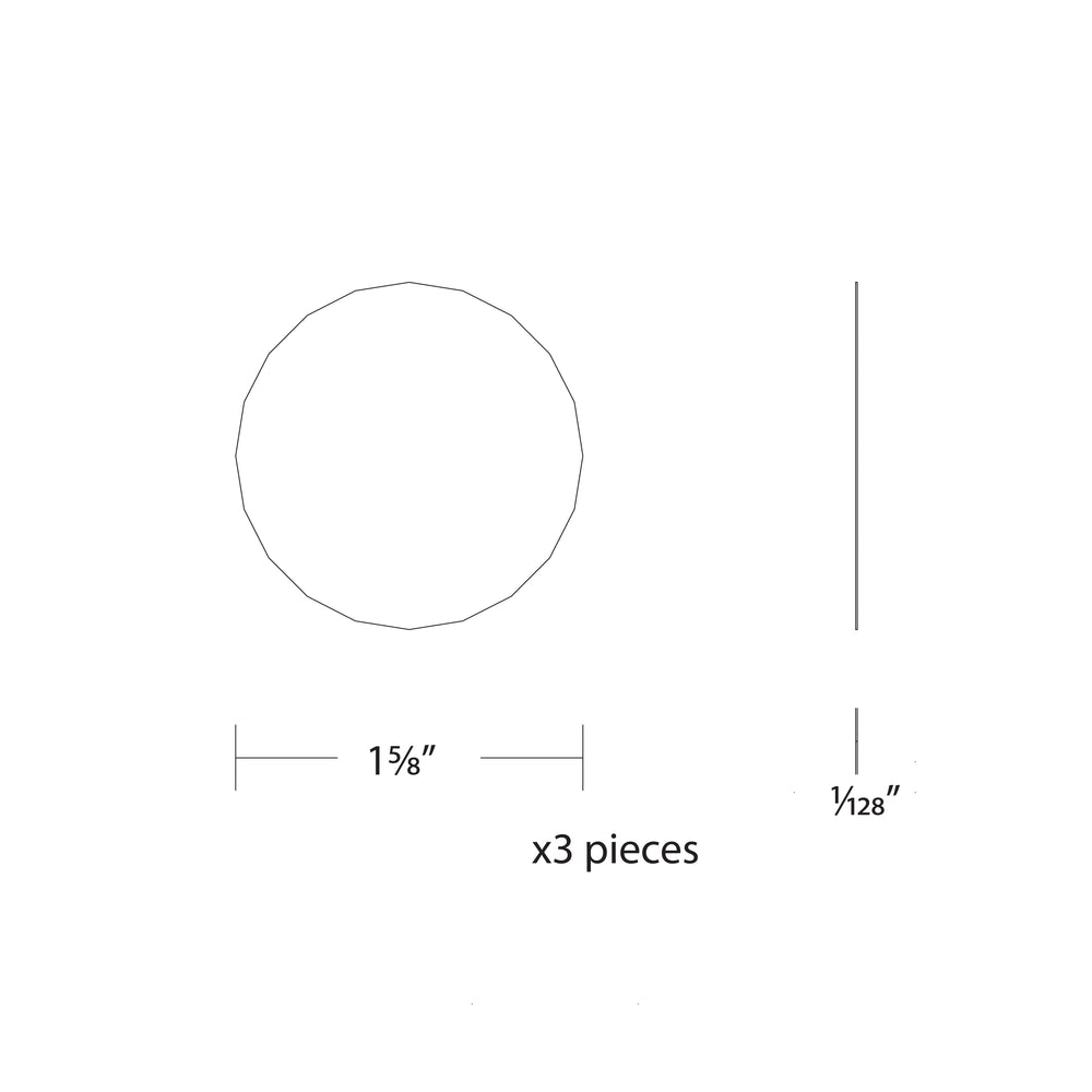 Ocularc 2" Multiples Accessory Optic Film Package by WAC Lighting - view 2