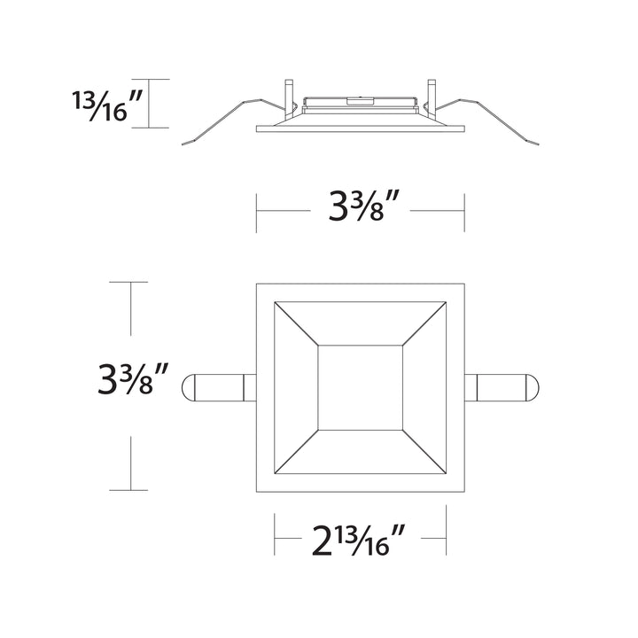Ocularc 2" Multiples 1 Light Bevel Trimmed