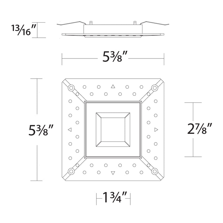 Ocularc 2" Multiples 1 Light Pinhole Trimless