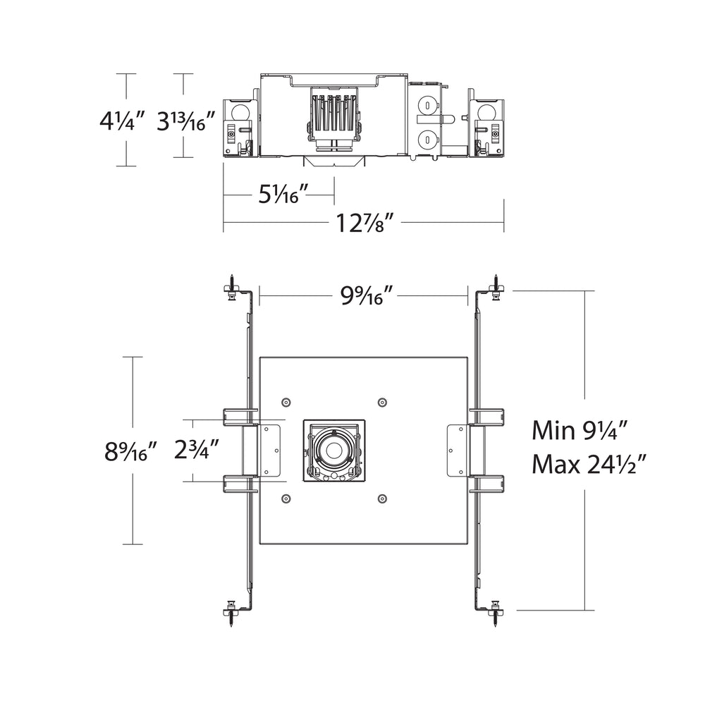 Ocularc 2" Multiples 1 Light Housing