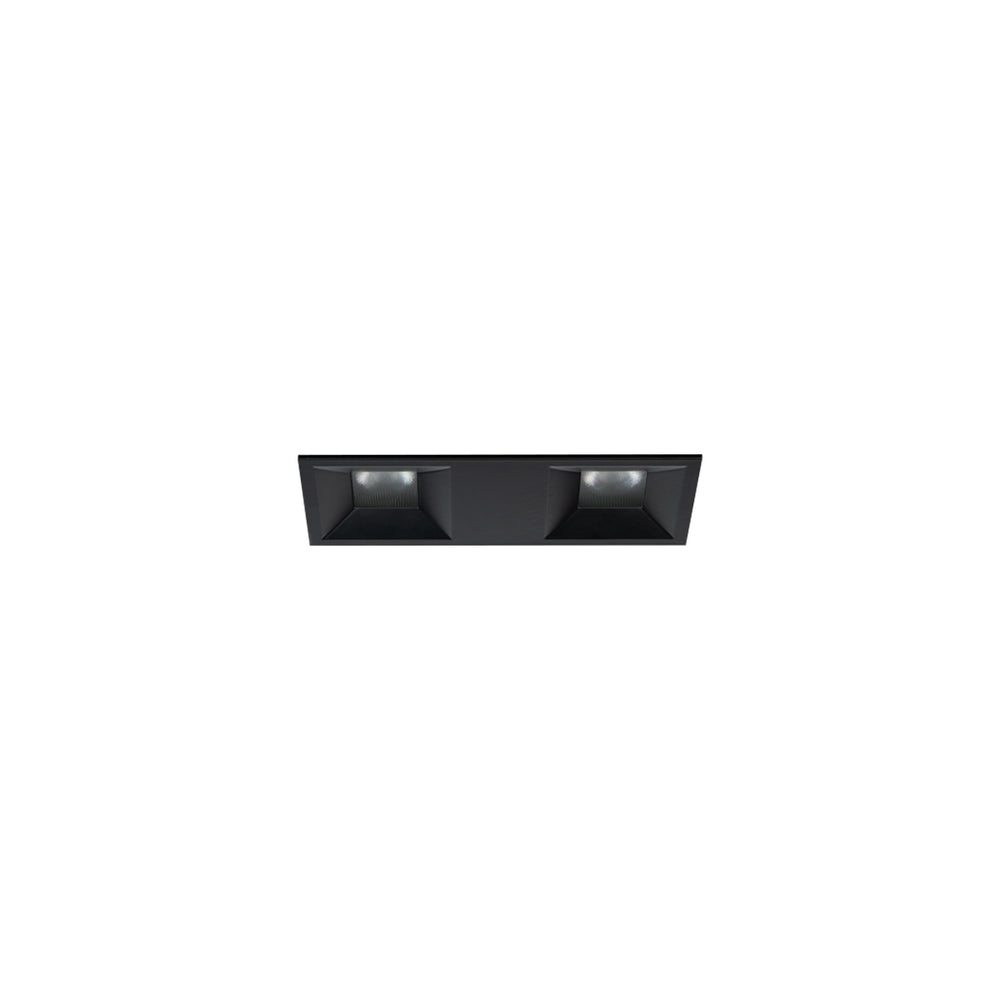 Ocularc 2" Multiples 2 Light Bevel Trimmed in Black by WAC Lighting