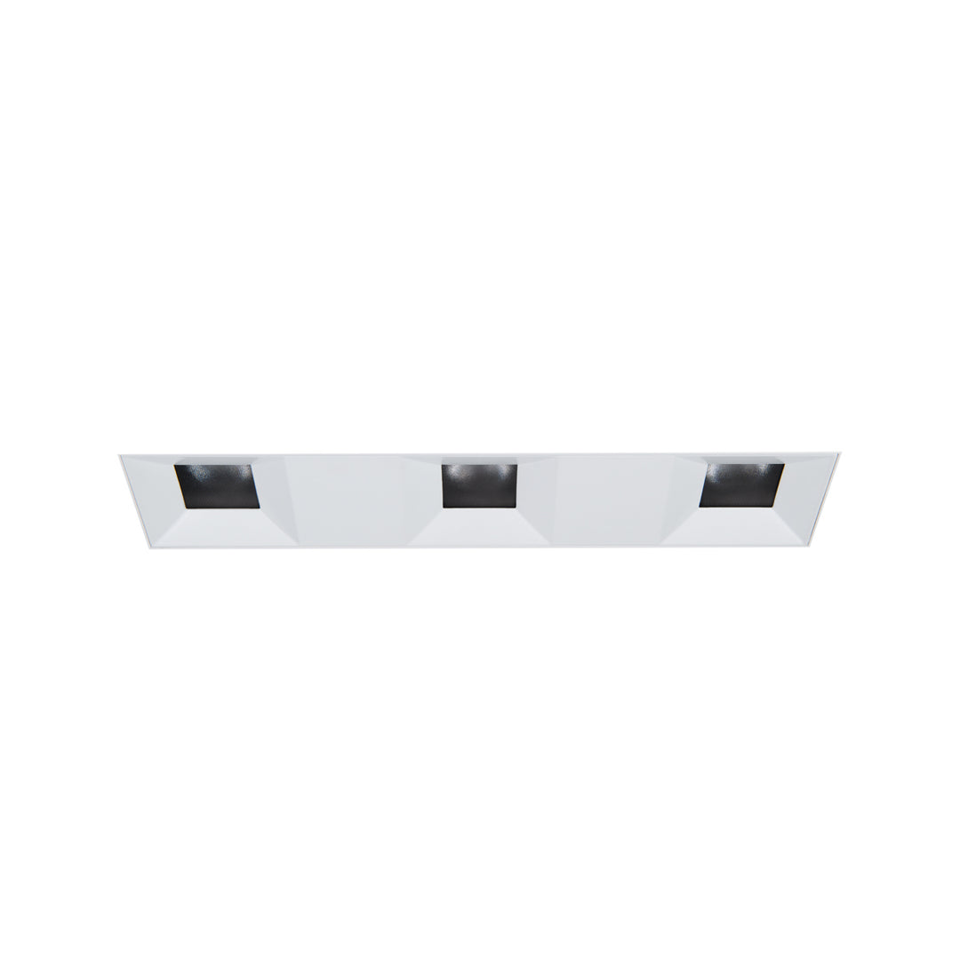 Ocularc 2" Multiples 3 Light Bevel Trimless in White by WAC Lighting