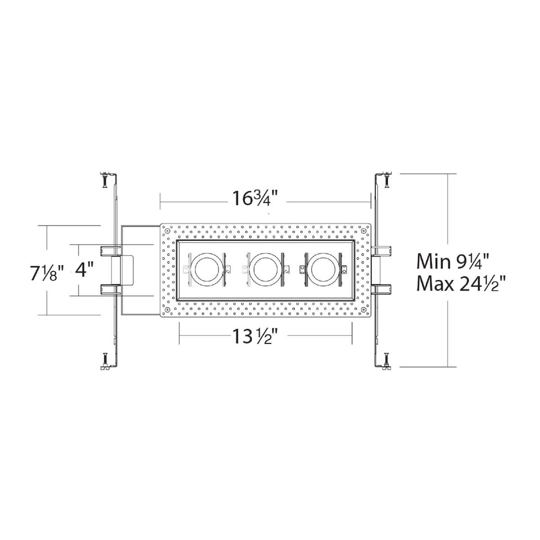 Silo Multiples 3 Light Trimless