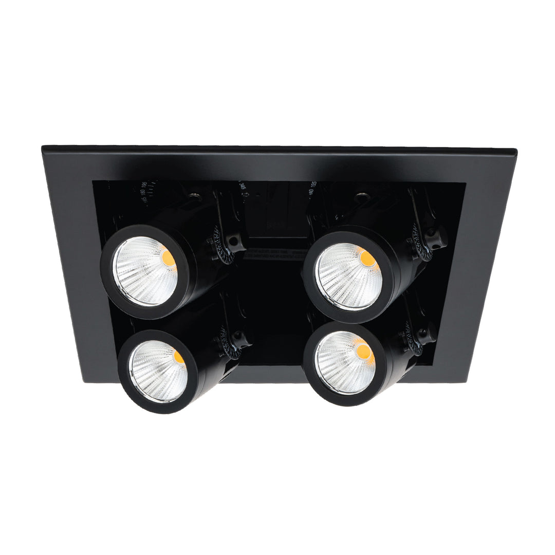 Precision Multiples - 4" Adjustable Spot 4 Light (2X2) Trim