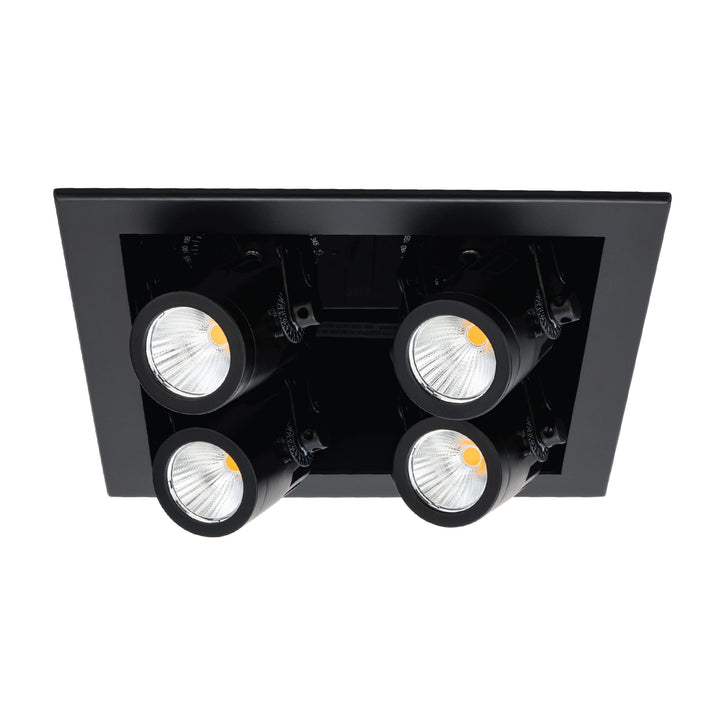 Precision Multiples - 4" Adjustable Spot 4 Light (2X2) Trim