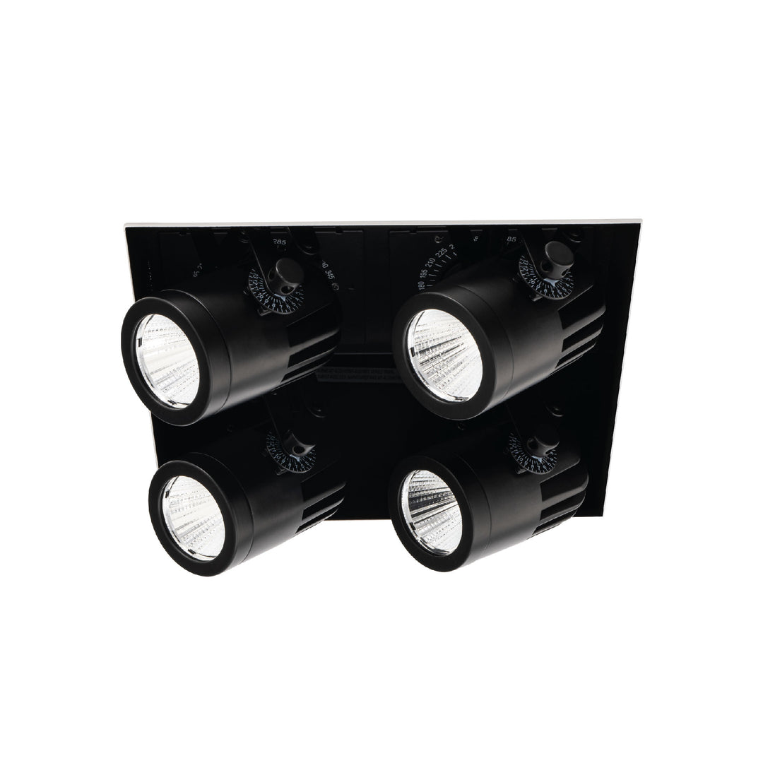 Precision Multiples - 4" Adjustable Spot 4 Light (2X2) Trimless by WAC Lighting