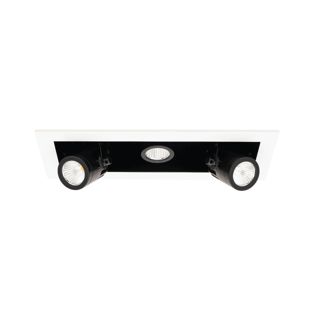 Precision Multiples - 4" Adjustable Spot 3 Light Trim in White by WAC Lighting