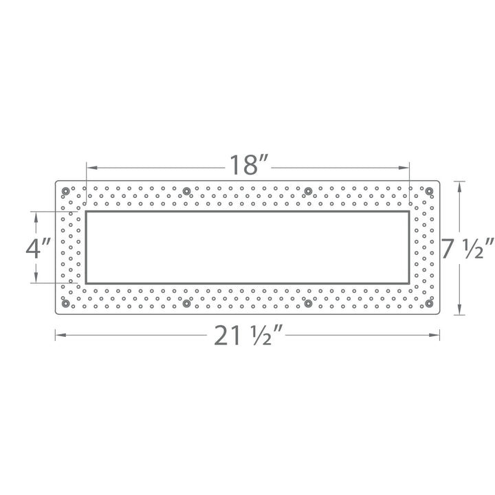 Precision Multiples - 4" Adjustable Spot 4 Light Trimless