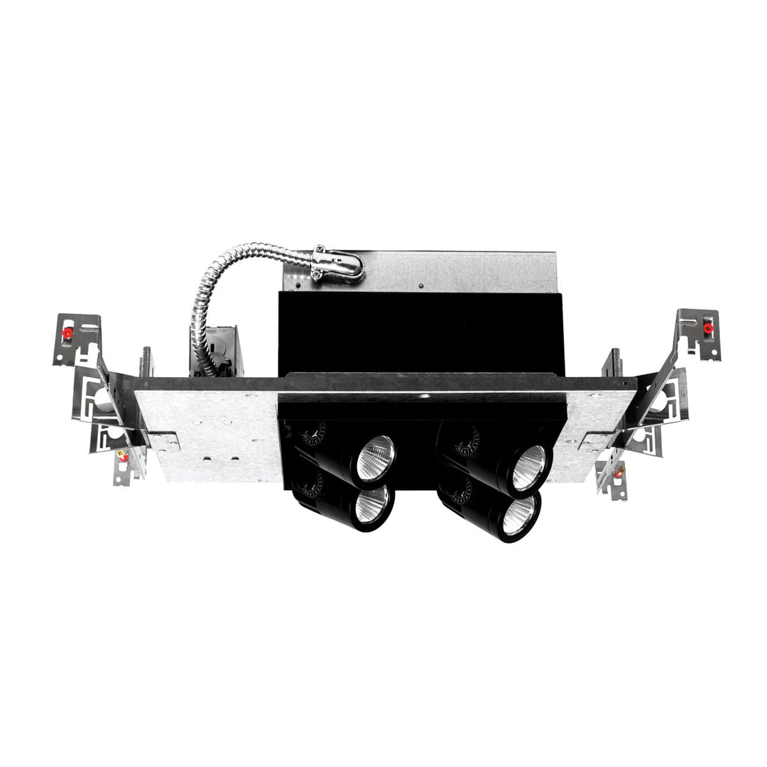 Precision Multiples - 4" Adjustable Spot 4 Light (2X2) Housing