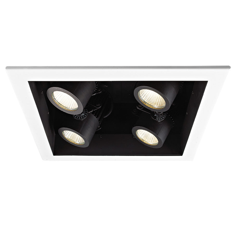 Precision Multiples - 4" Adjustable Spot 4 Light (2X2) Housing