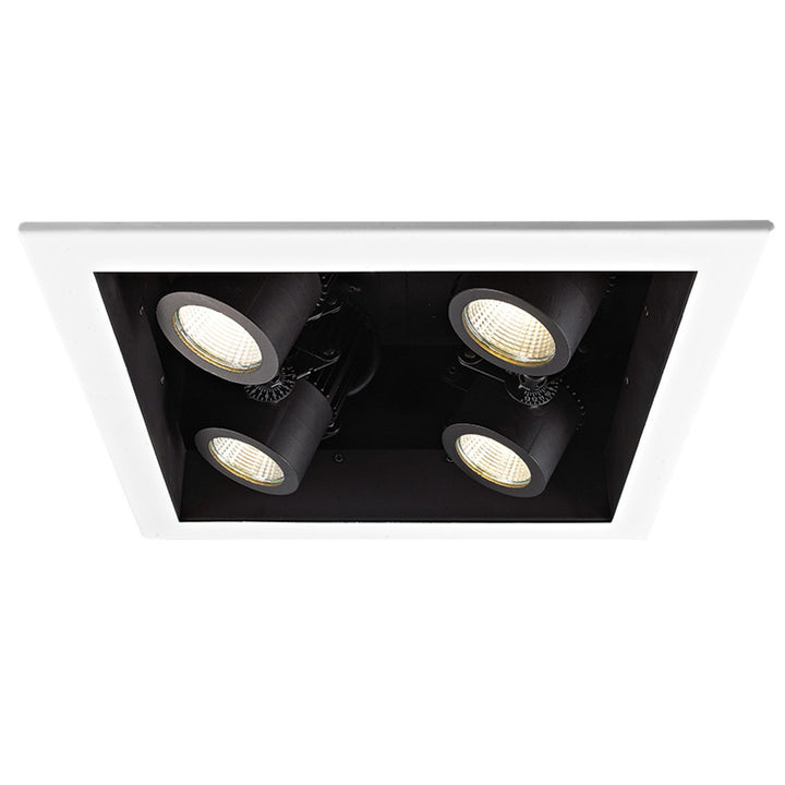Precision Multiples - 4" Adjustable Spot 4 Light (2X2) Housing
