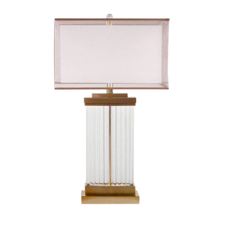 Clear Glass Table Lamp by Bethel
