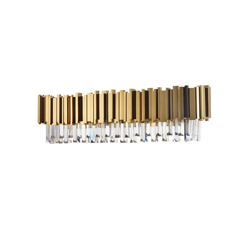 Gold Stainless Steel Vanity Light by Bethel - view 2