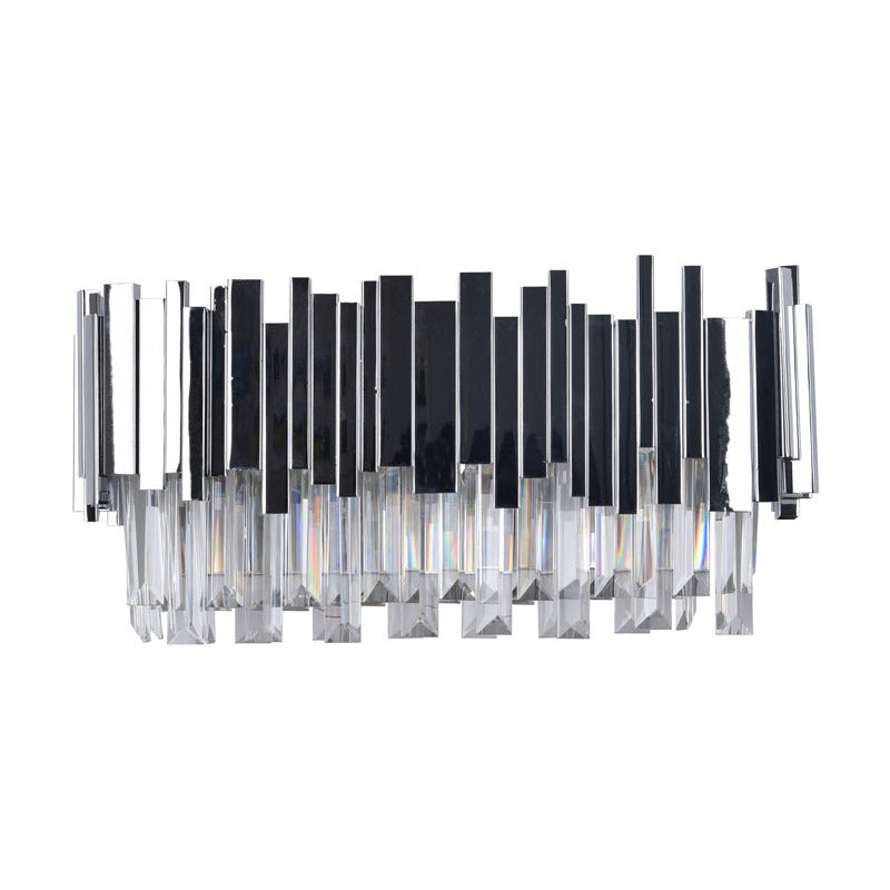 Crystal Vanity Light in Chrome by Bethel