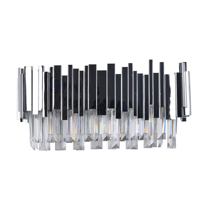 Crystal Vanity Light in Chrome by Bethel